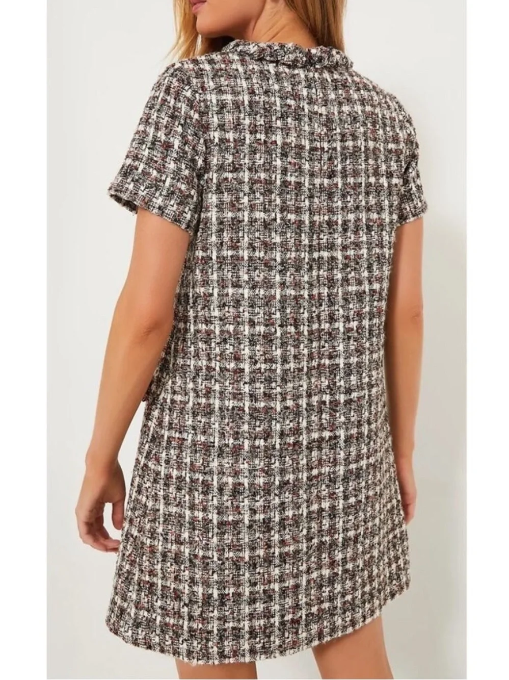 Tuckernuck NWT Winterberry Sequin Tweed Jackie Dress Short-Sleeve Heavy Knit